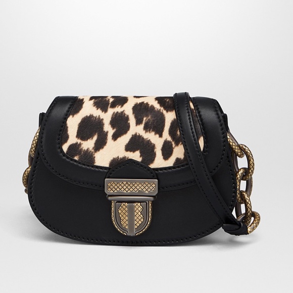 BOTTEGA VENETA 50th Anniversary Umbria Leopard Pony Shoulder Bag - Picture 4 of 4